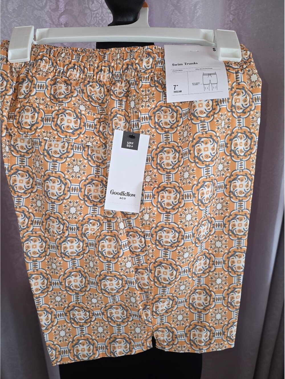 Men's 7" Swim Trunks - Goodfellow & Co - Size Small - BNWT
